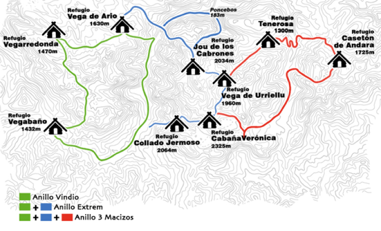 rutas de trail en España - anillo de picos de Europa