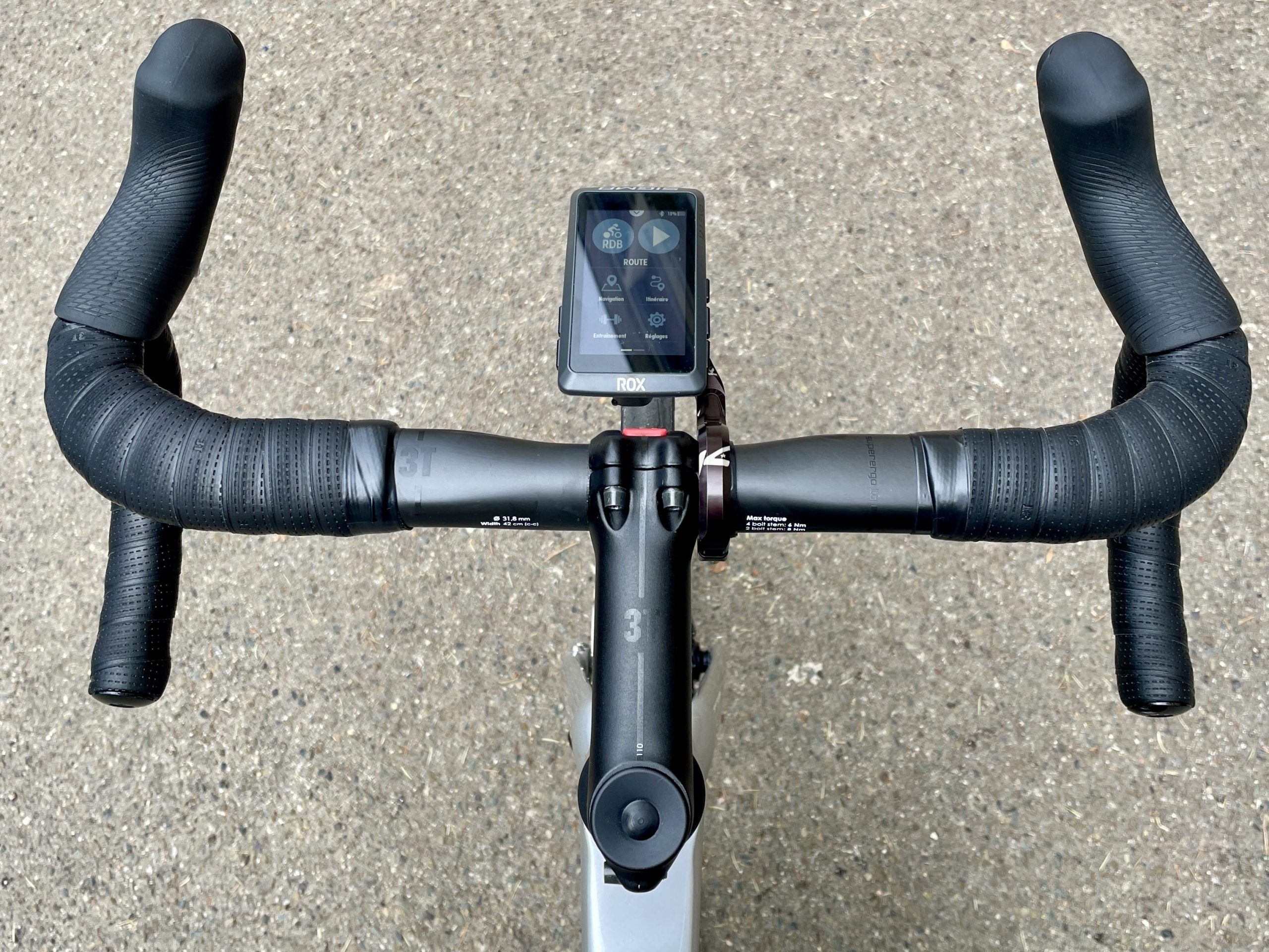 Première utilisation du Sigma Rox 12.1 Evo lors de son test