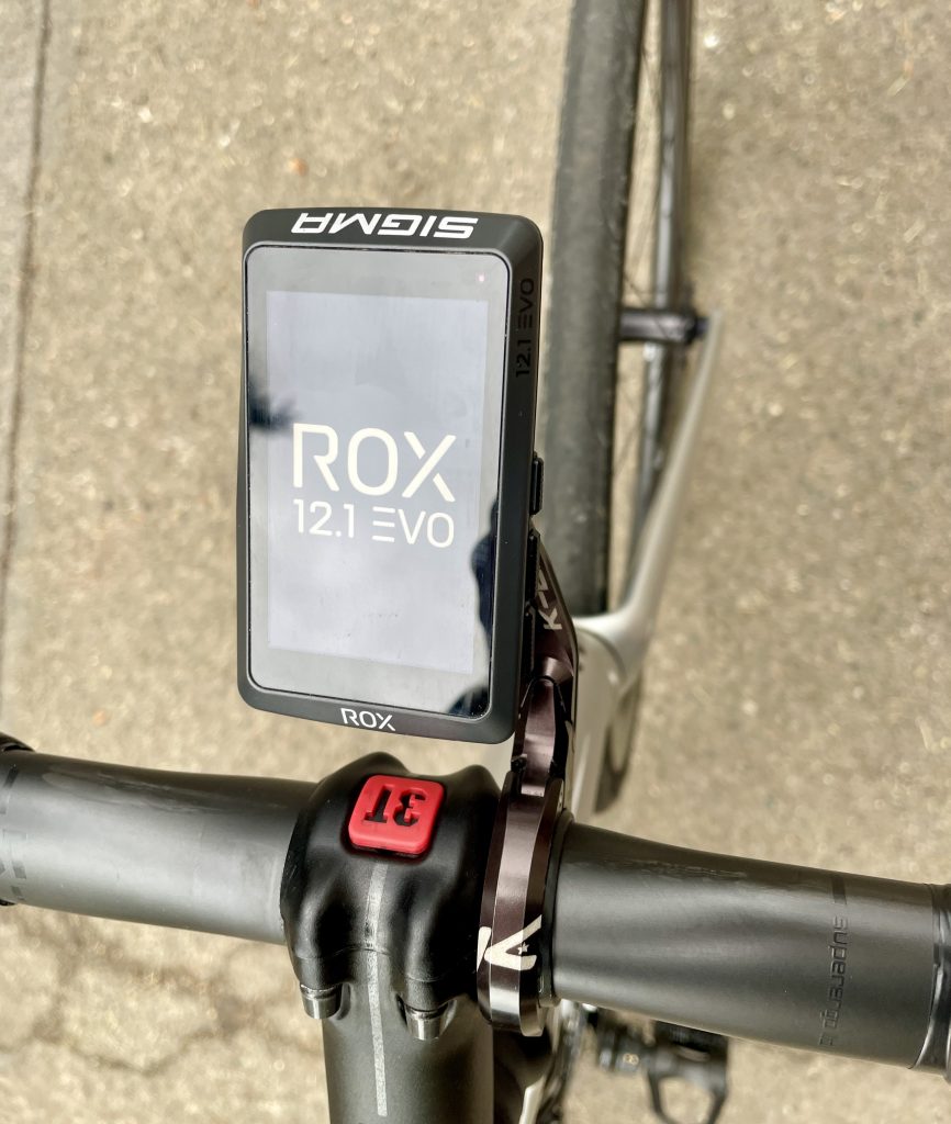 Démarrage du Sigma Rox 12.1 Evo