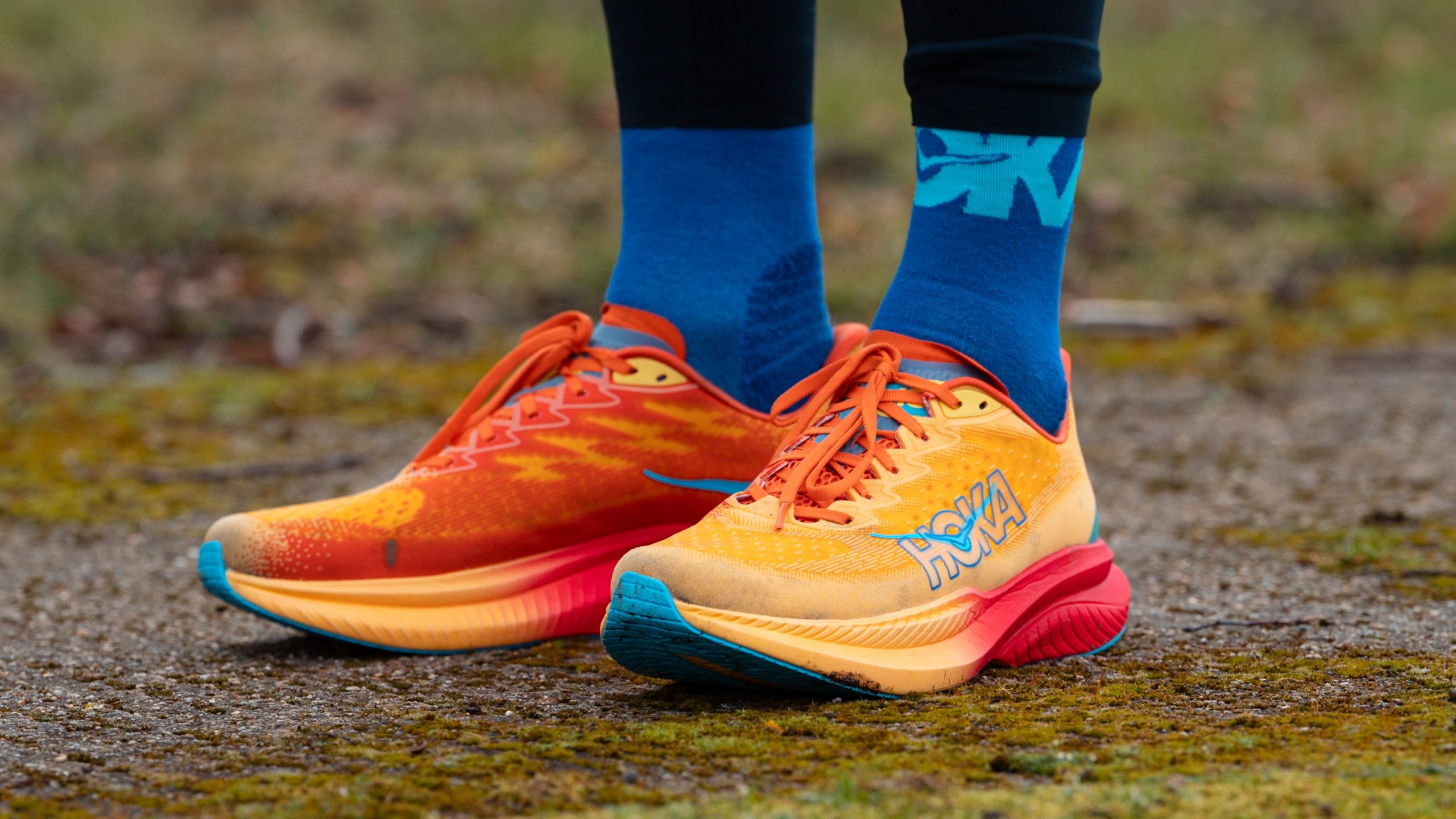 Test des Hoka Mach 6 coloris "Poppy Squash" par Clément