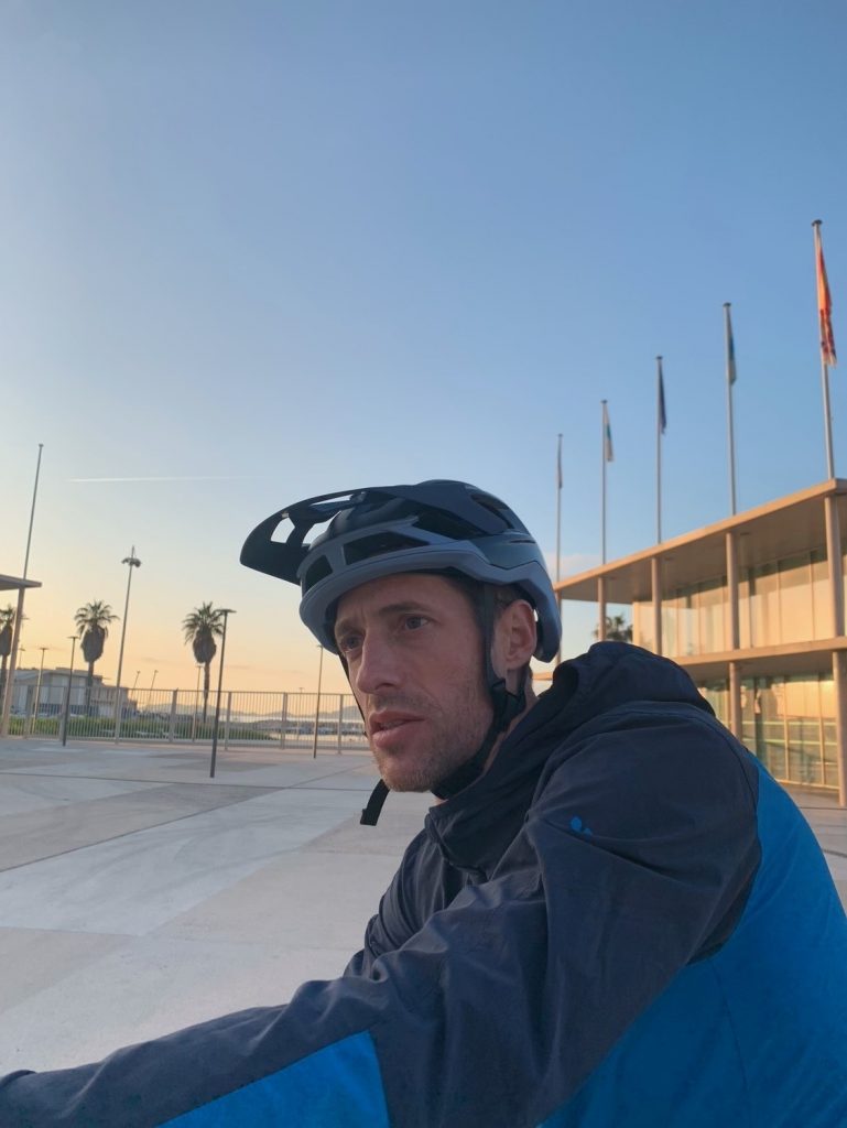 Notre testeur portant le speedframe pro