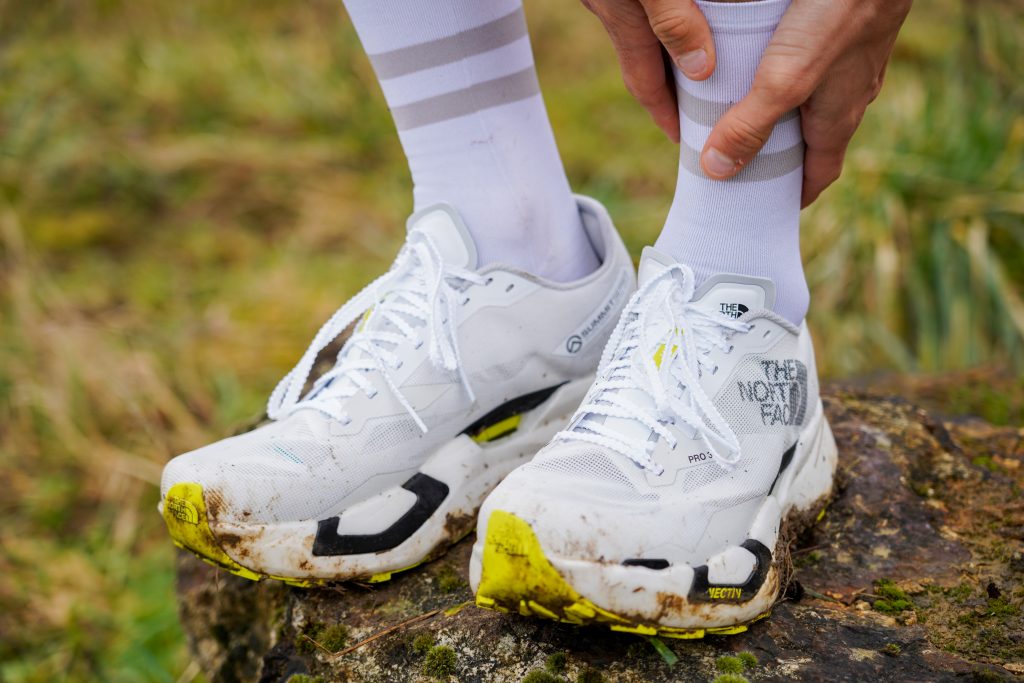 The North Face Vectiv Pro 3 en extérieur