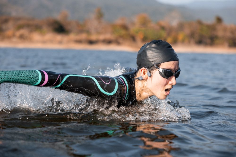 Casque à conduction osseuse Shokz OpenSwim