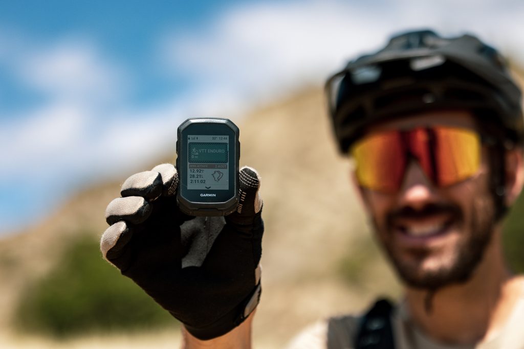 Monsieur Clavicule notre testeur du jour avec le Garmin Edge MTB