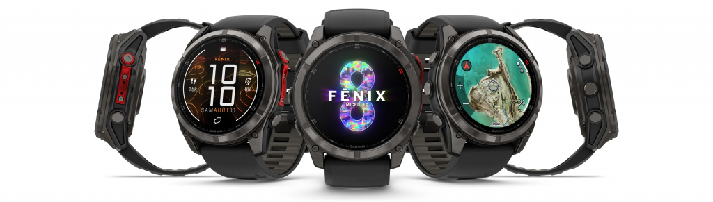 Gamme de Garmin Fenix 8 pro